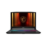 MSI Katana 15 HX B14WFK-008FR – skærm og tastatur set forfra