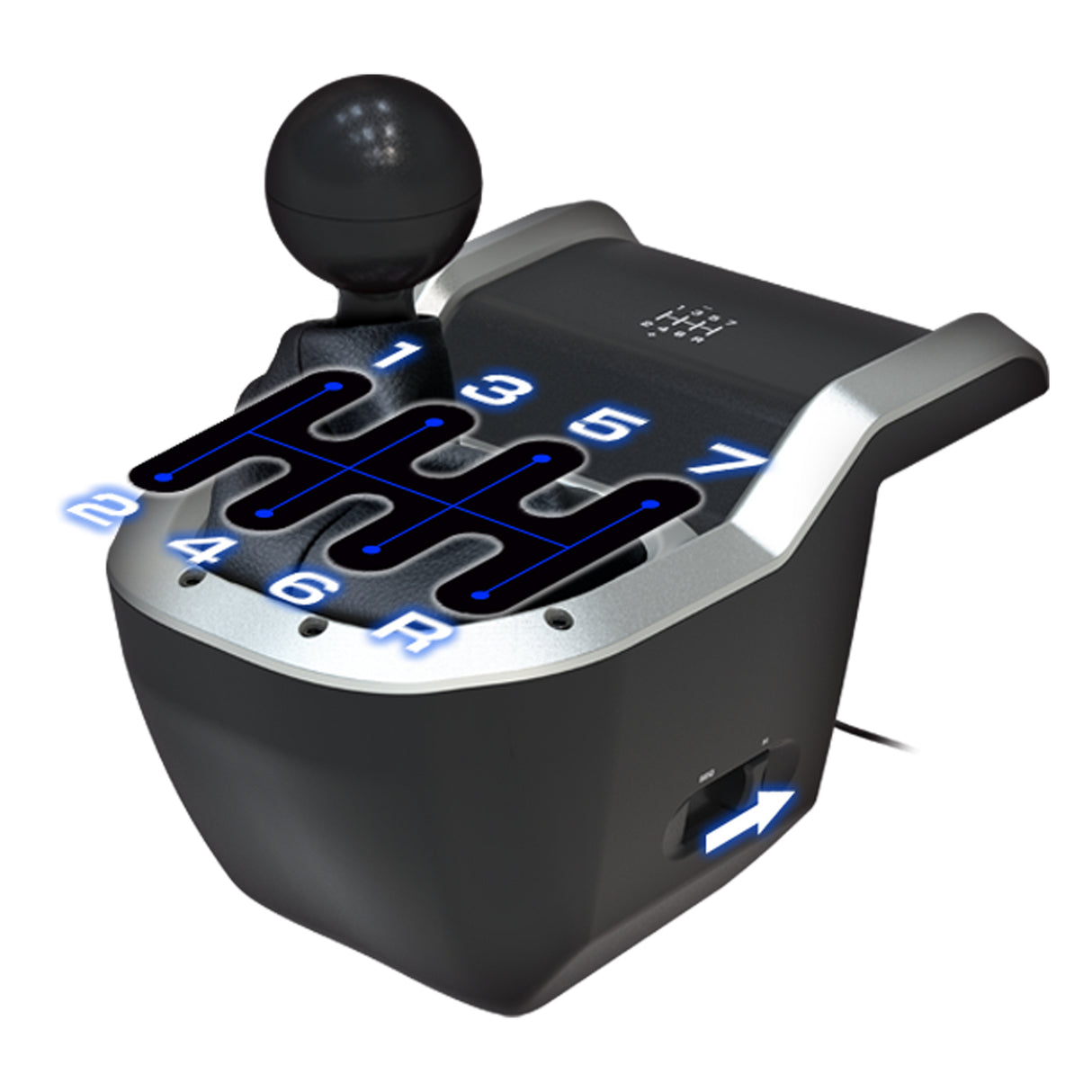 HORI 7-Speed Racing Shifter for PC (Windows 11/10) HORI