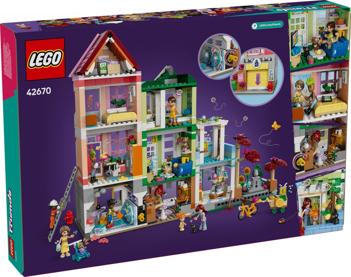 LEGO 42670 Friends Heartlake City Residential and Shopping Street LEGO