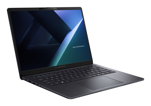 ASUS ExpertBook BM3606CGA-PL0211X Copilot+ PC – set skråt forfra (vinkel 2); tastaturlayout illustrativt