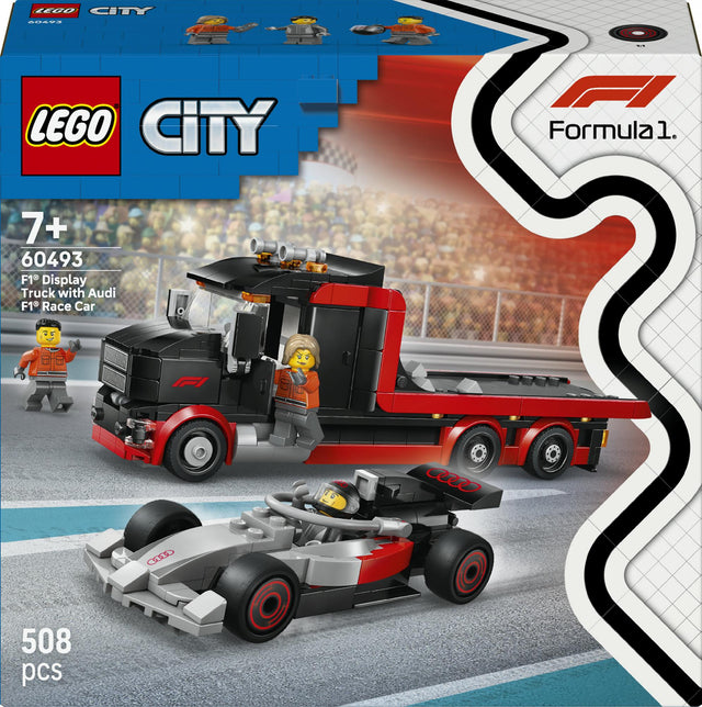 LEGO 60493 City F1 Truck with Audi F1 racing car LEGO