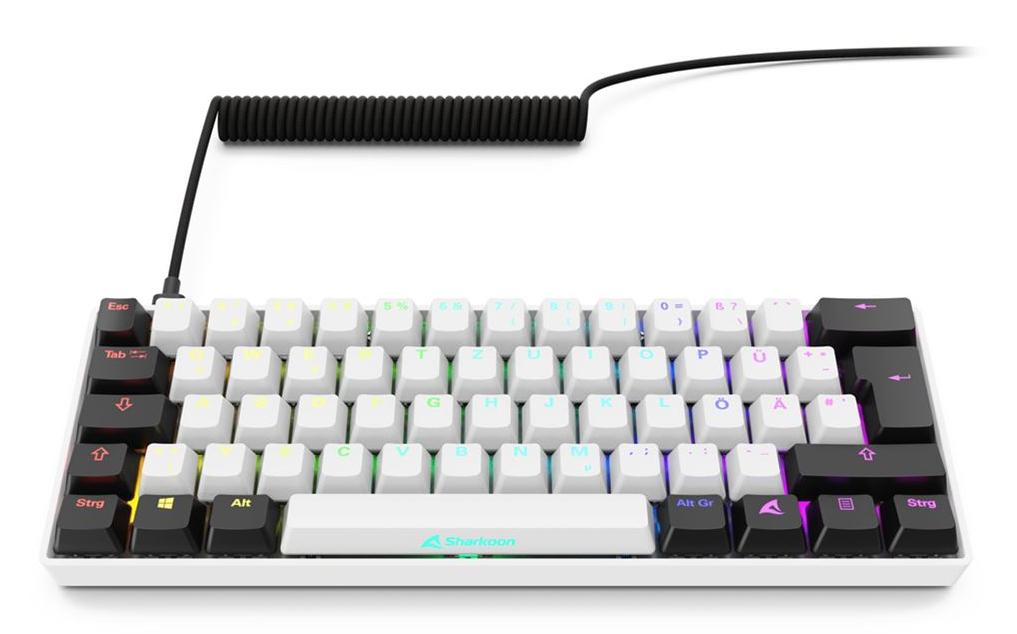 Sharkoon SKILLER SGK50 S4 Gen2 (white, DE layout, Gateron Yellow) Sharkoon