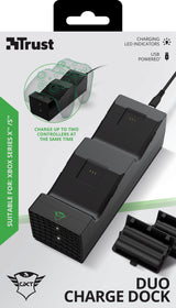 Trust GXT 250 Duo Charging Dock til Xbox Series X|S – sort – produktbillede 1