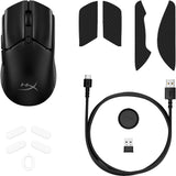 HyperX Pulsefire Haste 2 Mini Optisk Trådløs Kabling Sort Hewlett-Packard