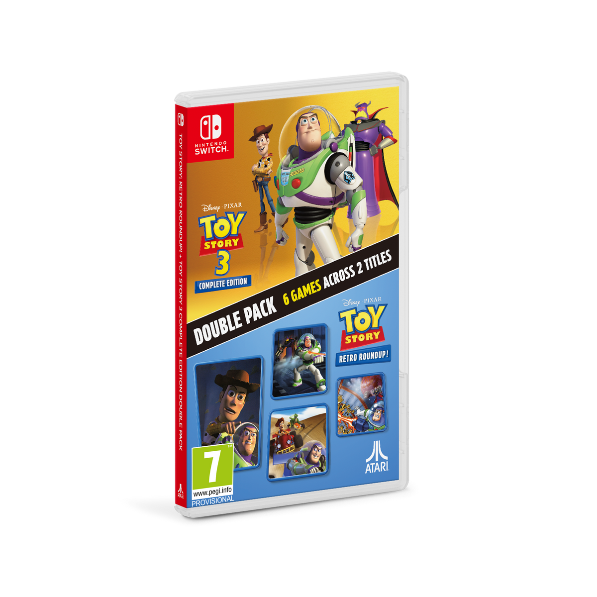 Toy Story: Retro Roundup! + Toy Story 3 Complete Edition Double Pack – Nintendo Switch – spilomslag