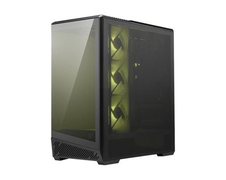 MSI MAG PANO 130R PZ – sort PC-kabinet – panoramakabinet set skråt