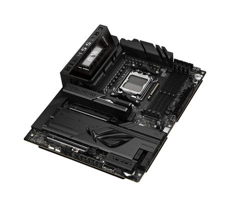 ASUS ROG CROSSHAIR X870E DARK HERO – skråt ovenfra