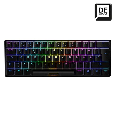 DE layout - Sharkoon SKILLER SGK50 S4, gaming keyboard (black, Kailh Brown) Sharkoon
