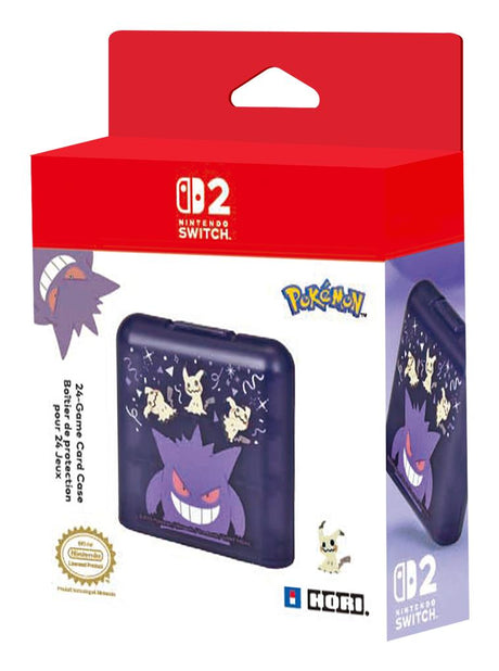 HORI - 24-Game Card Case (Gengar & Mimikyu) - Purple HORI