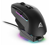 Sharkoon SKILLER SGM50W Black 6400 DPI ATG4090 RGB 2.4GHz Wireless 70h Battery Charging Dock Gaming Mouse Sharkoon
