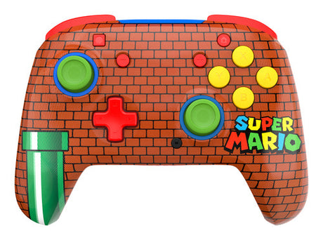 Turtle Beach Rematch Wireless – Mario Bricks Reveal – Switch – Front med murstensmotiv