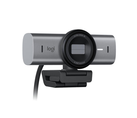 Logitech - MX Brio Ultra HD 4K Collaboration and Streaming Webcam - Graphite
