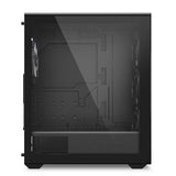 Sharkoon VK2 RGB Black Tempered Glass 4x 120mm Fans ARGB PWM 360mm Radiator Support ATX Gaming PC Case Sharkoon