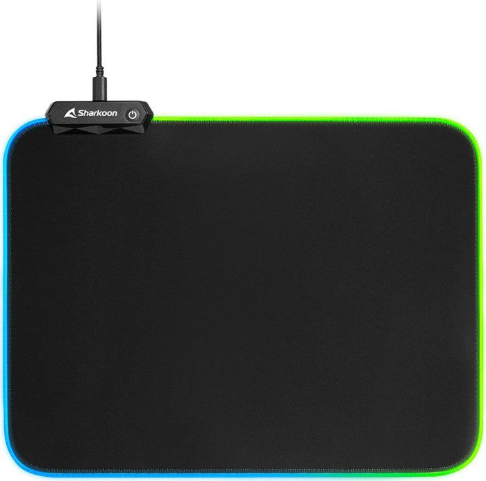 Sharkoon 1337 RGB V2 Gaming Mat 360, gaming mouse pad (black) Sharkoon