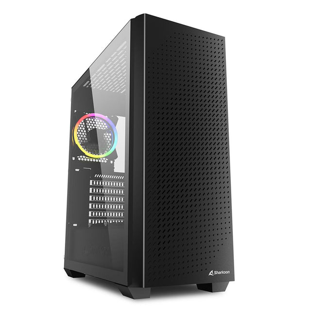 Sharkoon VS9 RGB , tower case (black, tempered glass) Sharkoon