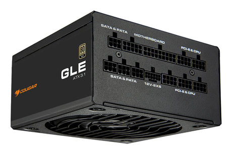 COUGAR GLE 1000W ATX3.1 / 80 Plus Gold strømforsyning – produktdetalje