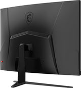 MSI G32C4X – 31,5″ gamingskærm, 1920 × 1080, 250 Hz – bagside set skråt fra venstre