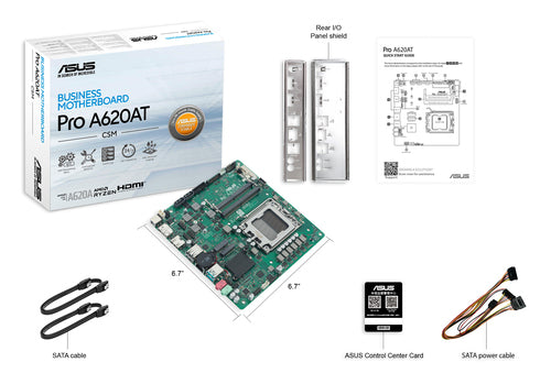 ASUS PRO A620AT-CSM – illustration af pakkeindhold