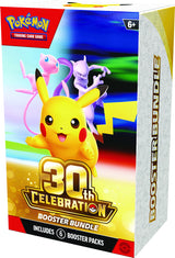 Pokémon TCG 30th Celebration – Booster Bundle – 6 pakker – boosteræske set fra højre