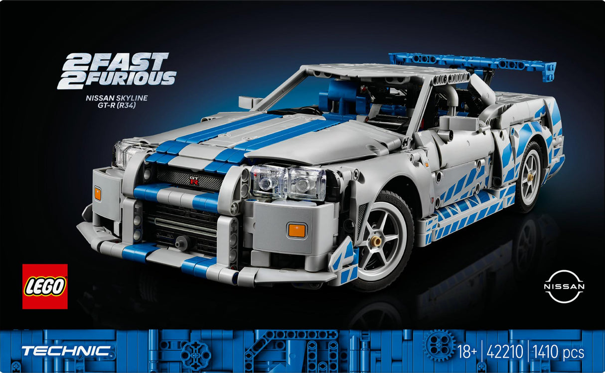 LEGO 42210 Technic 2 Fast 2 Furious Nissan Skyline GT-R(R34) LEGO