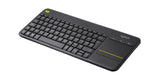 Logitech Wireless Touch Keyboard K400 Plus Black (Nordic) Logitech