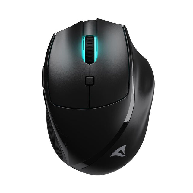 Sharkoon OfficePal M25W trådløs mus – sort, 4.000 DPI, USB-C – billede 1