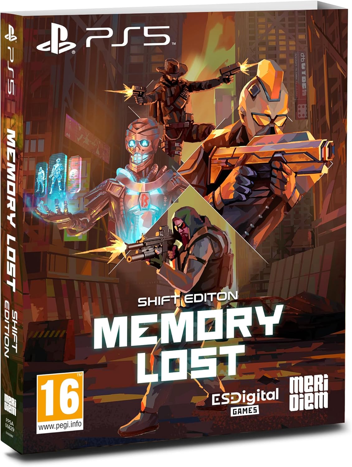 Memory Lost – Shift Edition til PlayStation 5 – spilomslag