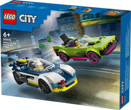 LEGO 60415 City Police Car and Muscle Car Chase, construction toy LEGO