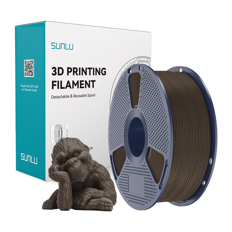 Sunlu Wood filament – valnød, 1,75 mm, 1 kg