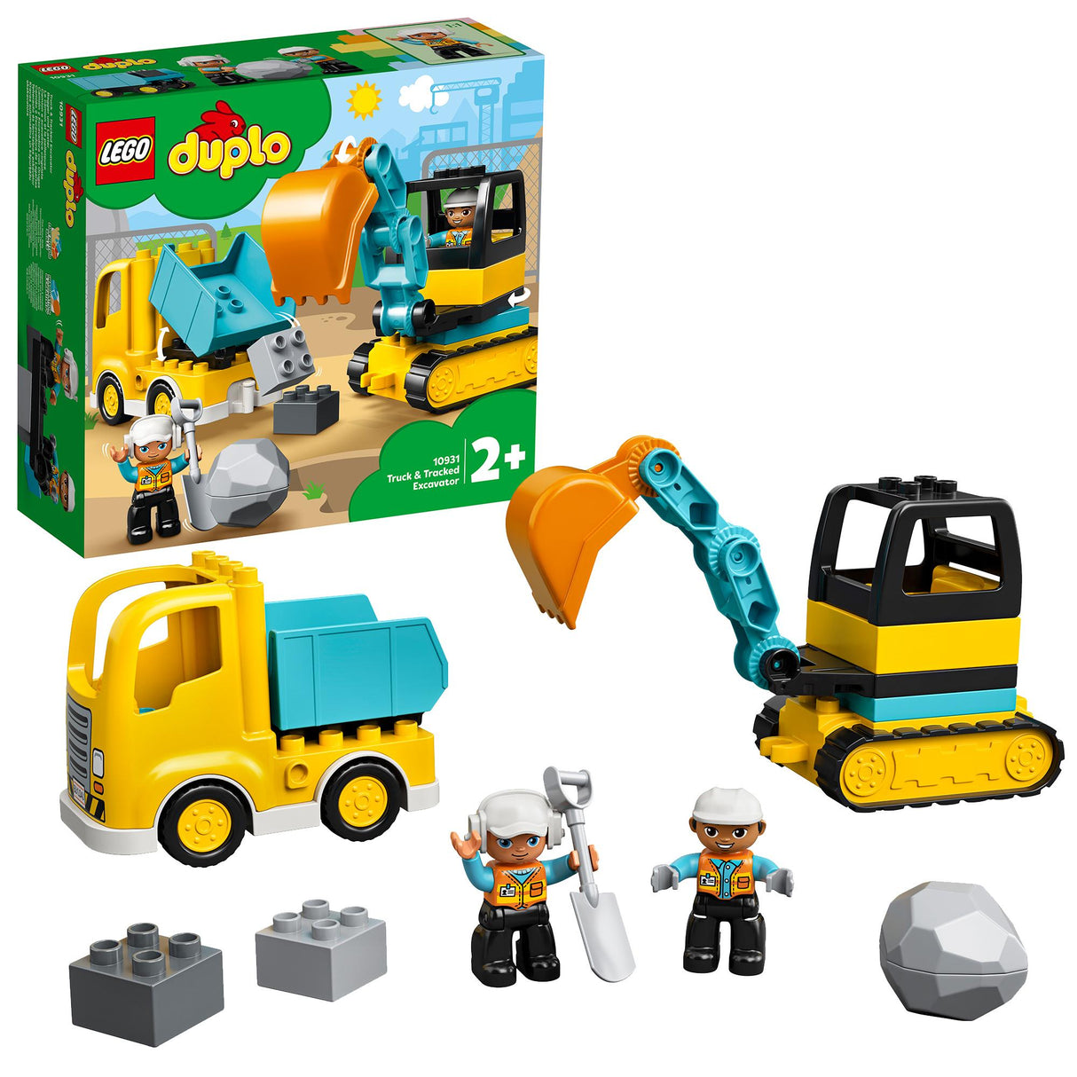 LEGO DUPLO excavators and trucks - 10931 LEGO