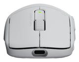 Turtle Beach Burst II Pro – trådløs gamingmus, hvid – Front med USB-C-port