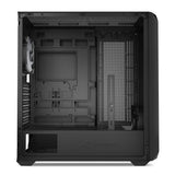 Sharkoon AK2 RGB ATX-kabinet – sort, 2 blæsere, USB-C og BTF – billede 6