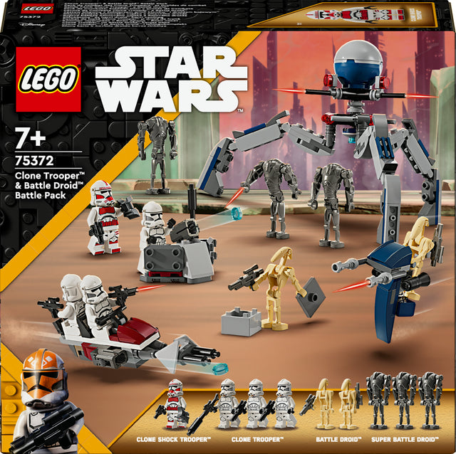 LEGO Star Wars - Clone Trooper™ & Battle Droid™ Battle Pa (75372) LEGO