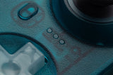 8BitDo Ultimate 2 Wireless 2.4G – Controller – Clear Blue – nærbillede af frontens kontrolknapper