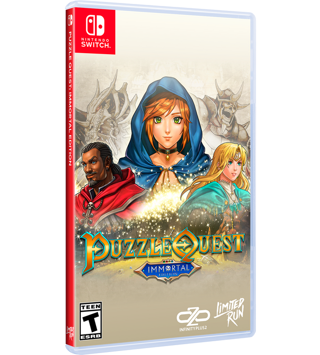 Puzzle Quest: Immortal Edition – Limited Run – Import – Nintendo Switch – spillets udgave