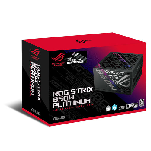 ASUS ROG Strix 850W Platinum – emballage til 850W Platinum