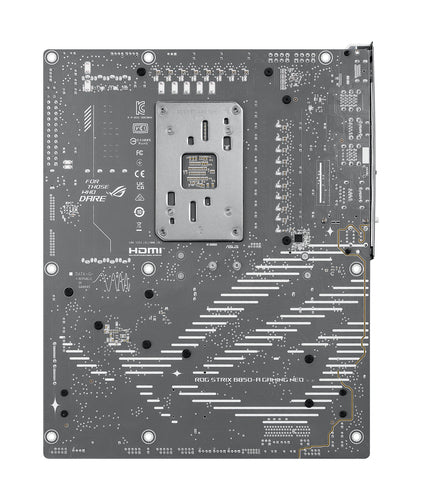 ASUS ROG STRIX B850-A GAMING WIFI7 NEO – bagsiden af printkortet