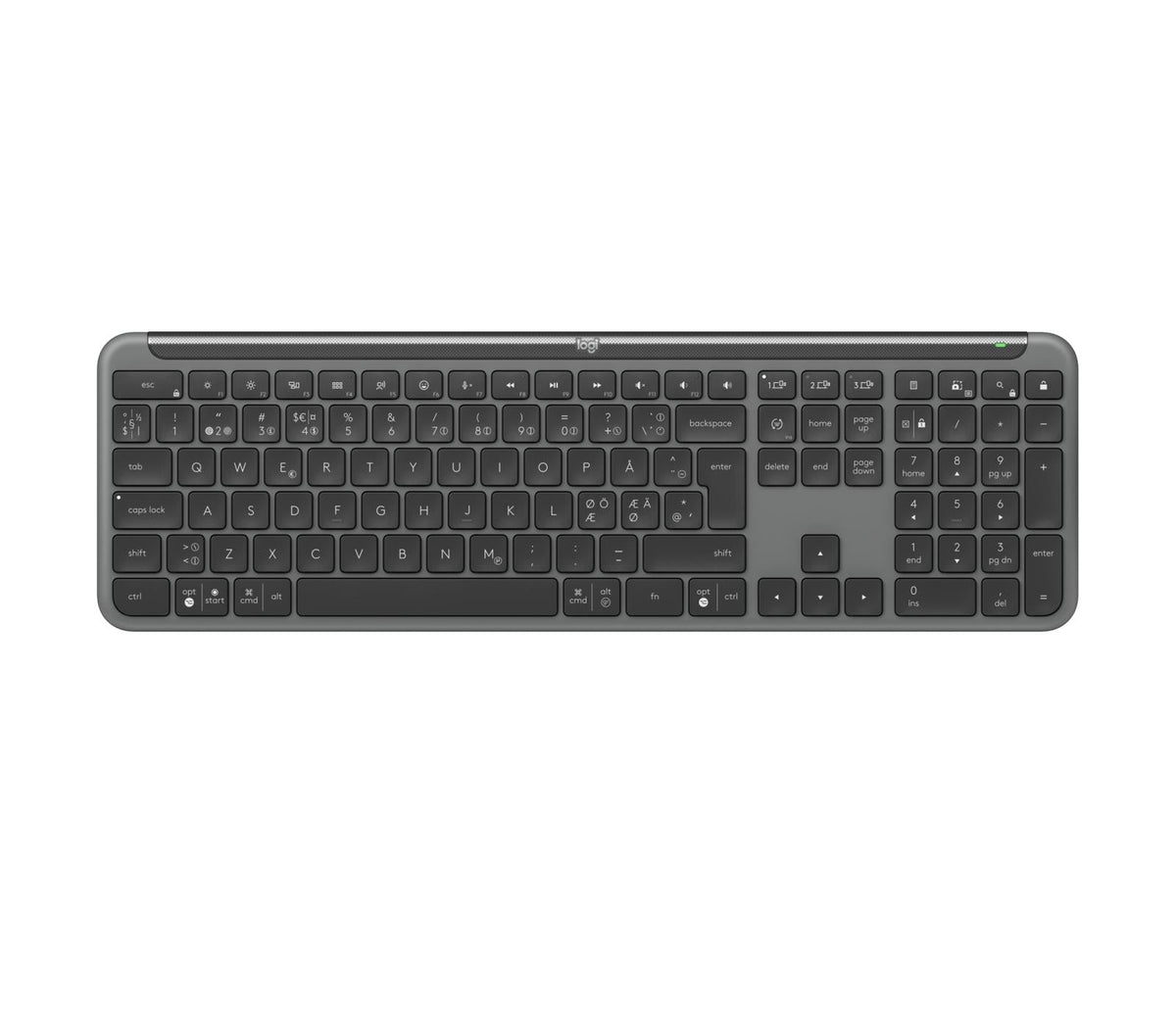 Logitech - Signature Slim Wireless keyboard K950 Nordic Logitech