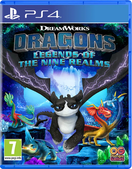 DreamWorks Dragons: Legends of The Nine Realms – PlayStation 4 – spilomslag