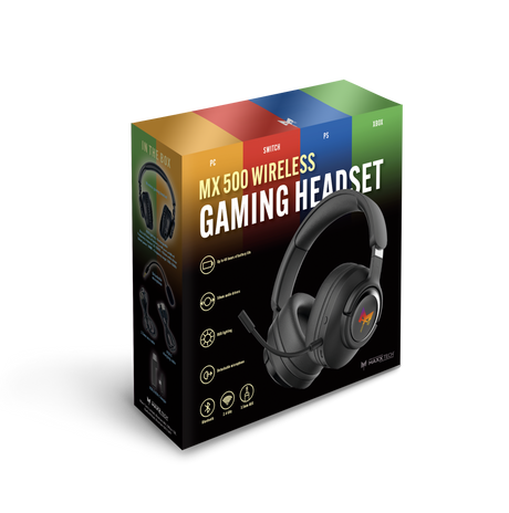 Maxx Tech MX500 trådløst gamingheadset