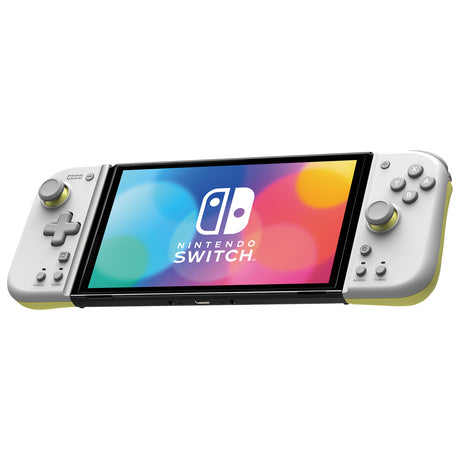 HORI Split Pad Compact - Light Gray/Yellow HORI