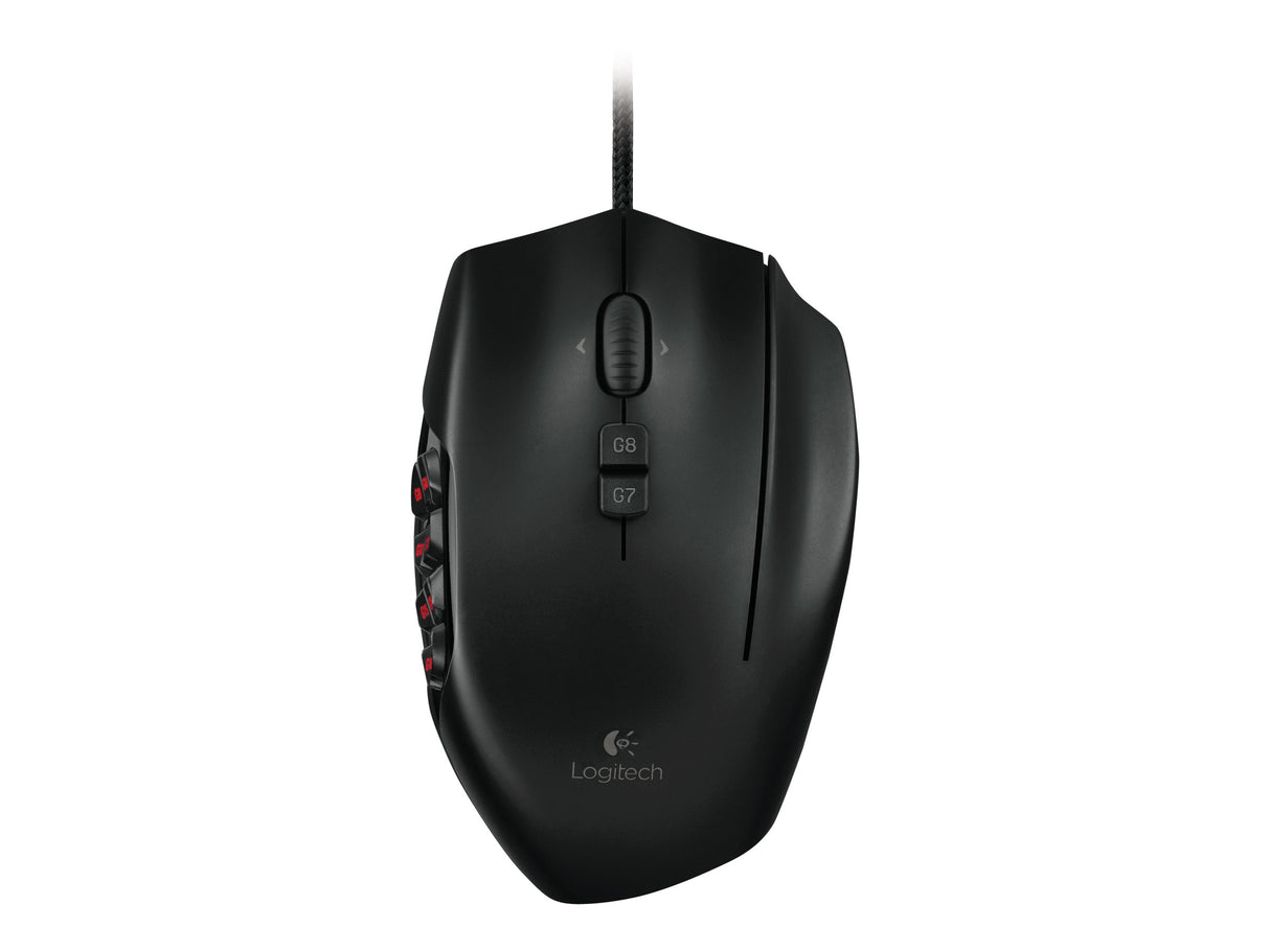 Logitech Gaming Mouse G600 MMO Laser Kabling Sort