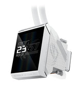ASUS ROG STRIX SLC IV 360 ARGB LCD WHT – set skråt forfra (vinkel 5)