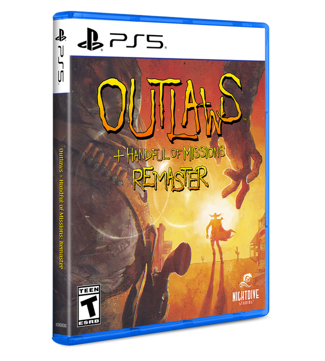Outlaws + Handful of Missions: Remaster – PlayStation 5 – spilomslag