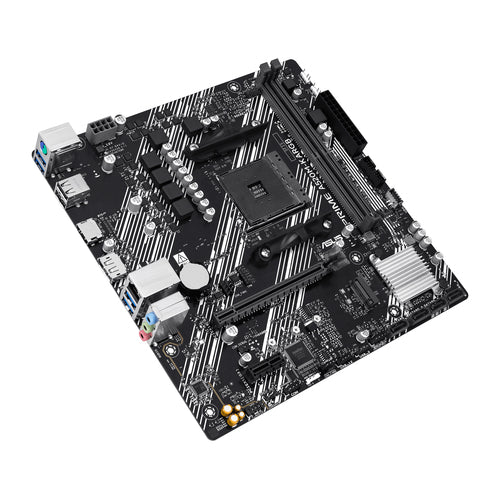 ASUS PRIME A520M-K ARGB bundkort set skråt ovenfra
