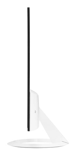 ASUS VZ27EHF-W set fra siden med slank profil og hvid fod