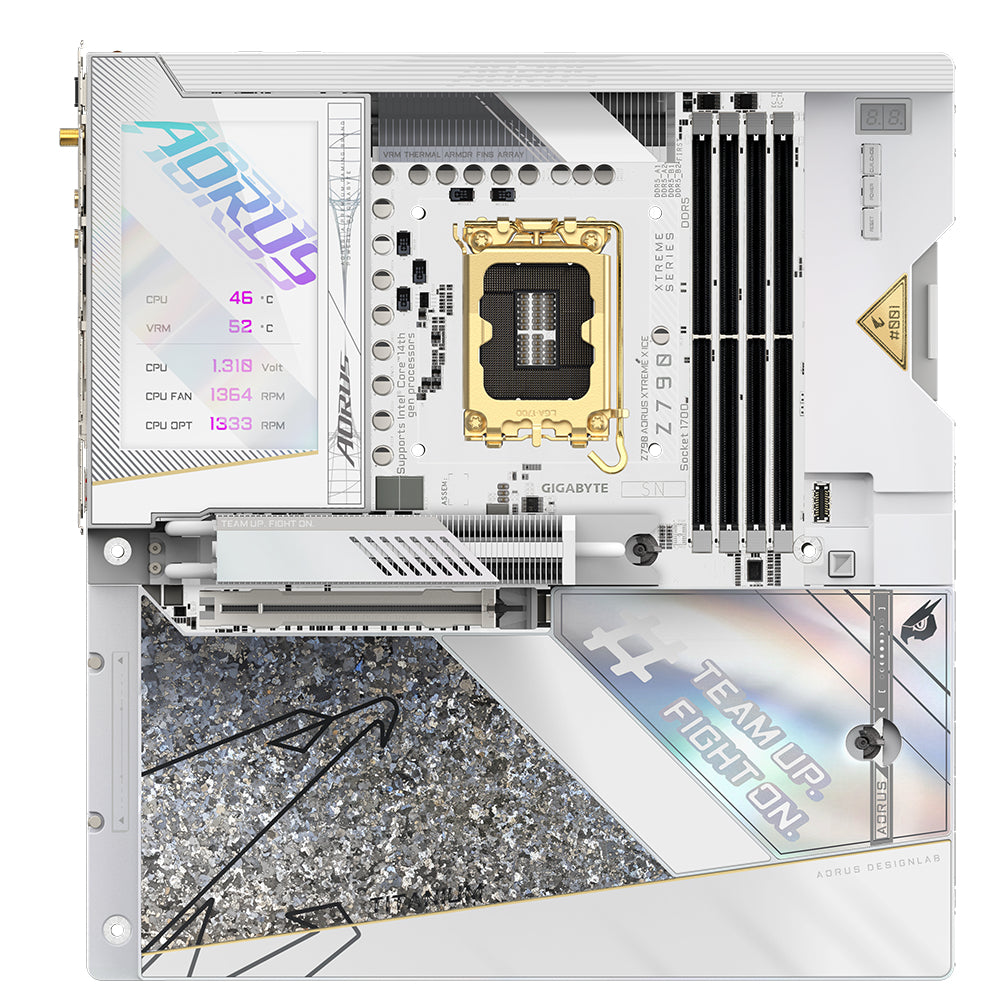 Gigabyte Z790 AORUS XTREME X ICE Udvidet ATX LGA1700 sokkel Intel Z790 Gigabyte Technology
