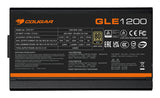COUGAR GLE 1200W ATX3.1 / 80 Plus Gold strømforsyning – produktdetalje