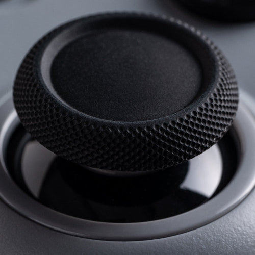 8BitDo Pro 3 Bluetooth – Gray-controller med dock – Thumbstick i nærbillede