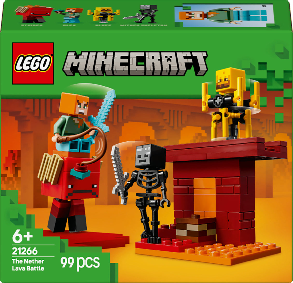 LEGO 21266 Minecraft The Lava Duel in the Nether LEGO